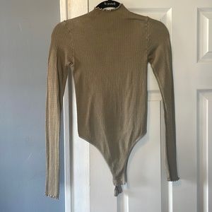 Olive green body suit